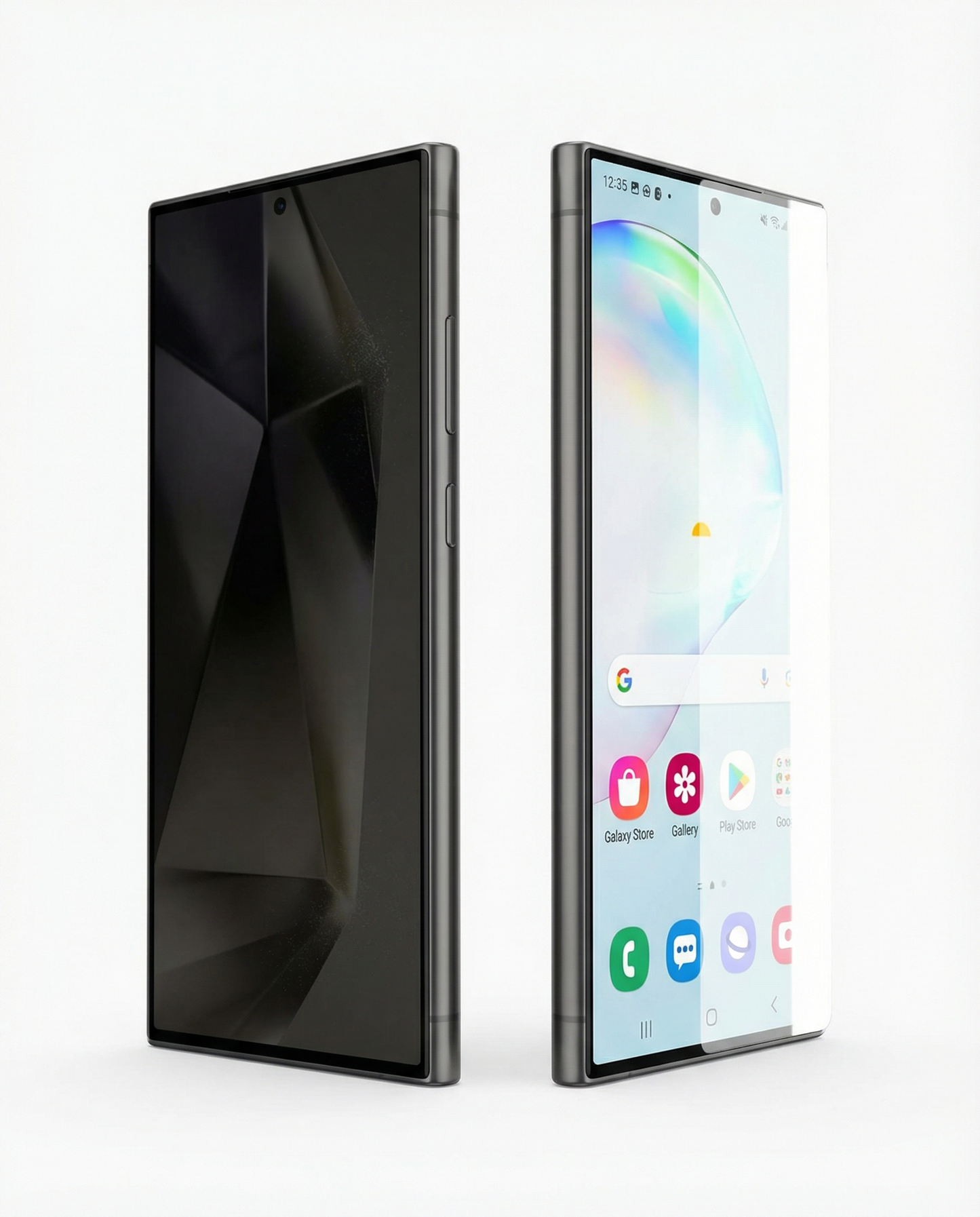 Samsung Screen Protector – Blickschutz Panzerglas (2 Stück + Kameraschutz)